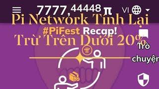 Pi Network Tính Toán Lại Số Dư Pi Cơ Sở Bị Trừ Trên Dưới 20%? Và Trên Chuỗi Khối Cũng Giảm Khá Nhiều