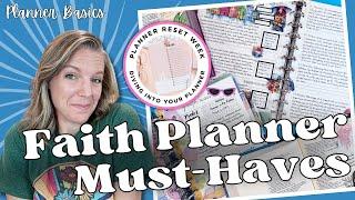 Faith Planner Must-Haves || Planner Reset Week