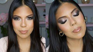 COOL TONED DRAMATIC SMOKEY EYE | Client makeup tutorial