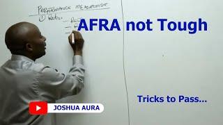 HOW TO PASS AFRA EXAMS (APRIL 2024)