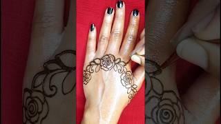 Beautiful back hand mehndi design trending #henna #mehndi #viralshorts