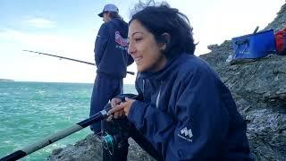 On essaie de pêcher le repas du soir (pêche en mer aux appâts )