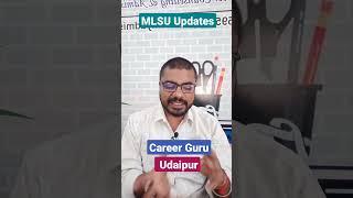 MLSU Admission Updates #mlsu #admission #careerguru #shorts #ytshorts #viral #trending #college  #yt