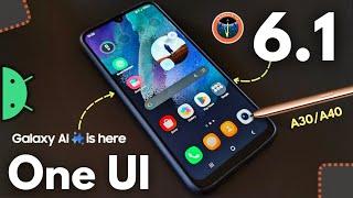 Install One Ui 6.1 Android 14 On Samsung A30 - Galaxy AI Features!