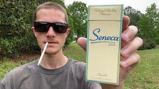 Smoking a Seneca 120 Smooth Cigarette - Review