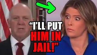 She wasn't READY for this Tom Homan response!! 