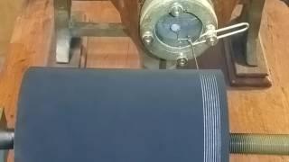 1857 phonautograph /  recording test # 1 / IT WORKS