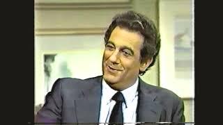 Plácido Domingo interview about Mexico earthquake relief (12 September 1986)