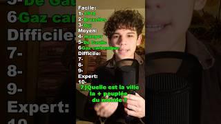 Quiz niveau Brevet des collèges (réviser le brevet) part.2