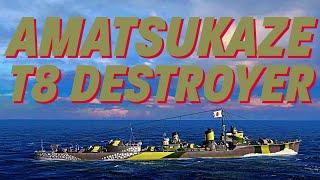 Tier 8 Amatsukaze destroyer | World of Warships Blitz