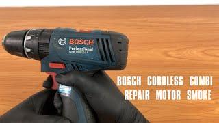 Bosch GSB/GSR 1080-2-li ( 120-Li ) repair motor smoke - restoration