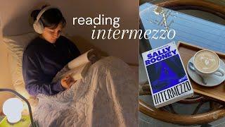 intermezzo is the moment  cozy reading vlog & my honest review of the newest sally rooney novel