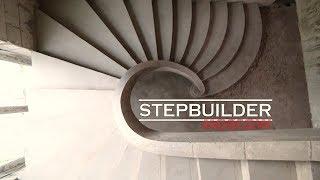 Exclusive spiral staircase. STEPBUILDER