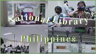  college vlog | studying at the national library of the philippines