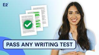 How to Pass ANY English Writing Test