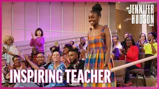 Jennifer Hudson Surprises Elementary School Art Teacher with $10,000!