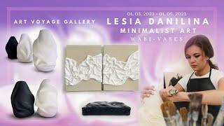 Lesia Danilina's exhibition  Wabi Vases Art Voyage Gallery Switzerland