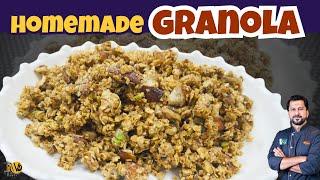 Easy Homemade Granola Recipe By @chefirfanwasti