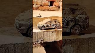 Toyota Innova Crysta getting washed after extreme mud offroad drive Police Car Diecast miniature
