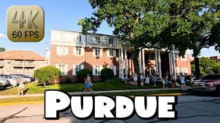 Driving Around Purdue University Campus in 4k Video