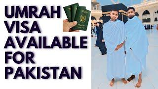 Umrah Visa Available For Pakistan Nationality |