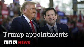 Trump appoints controversial top team as Republicans retain House majority | BBC News