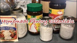 Pantry Essentials- Homemade gravy mix-Must Have Items-Things That Will Help Us Save Money & Time