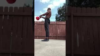 Trenton Jordan - 100 Kettlebell Swings @32kg/70lbs