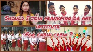 should I join any institute to become a cabin crew ??? 🫡 #frankfinn #cabincrew #airhostess