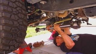 Jeep Wrangler JKU Driveshaft Upgrade HOW TO DIY - Tom Wood's and Hells Revenge Highlight