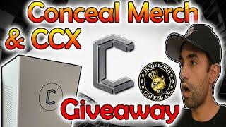 Conceal Network Merch & Crypto Giveaway - CCX Take Over Caffeine & Crypto