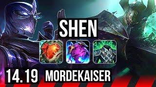 SHEN vs MORDEKAISER (TOP) | 6/1/7, 1500+ games | NA Challenger | 14.19