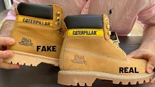 Fake vs Real Caterpillar Boots / How To Spot Fake Caterpillar Cat Shoes