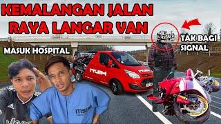 MOTOR AKU HANCUR ! ALLIF IMRAN EXCIDENT LANGGAR VAN