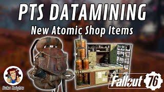 Fallout 76 PTS: New Datamining Atomic Shop Items for Patch 58