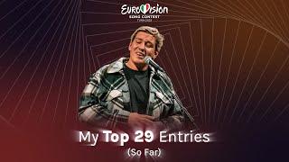 Eurovision Song Contest 2022 • My top 29 entries • New: 