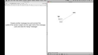 Beginner Max/MSP Tutorial Series - Episode 3 - Random; Argument; Bang and more