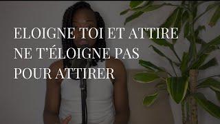 Éloigne toi et attire, tu repousses cette personne sans le savoir même si le désir est réciproque