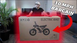 I Bought the Cheapest 30 MPH eBike On Amazon | Ridstar Q20 Electric Bike Unboxing And First Ride