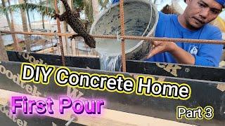 Cast Concrete HOME Building Easy and Cheap Part 3