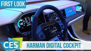 First Look at the Harman and Samsung Digital Cockpit #CES2019