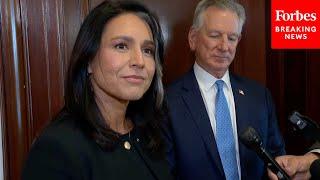 BREAKING NEWS: Tulsi Gabbard Speaks To Reporters About Recent Talk With Trump, Meeting With Dems