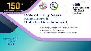 Role of Early Years Educators in Holistic Development