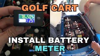 FAST & EASY Way to Install a Battery Meter On a Golf Cart