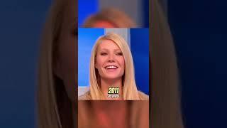 Gwyneth Paltrow then and now