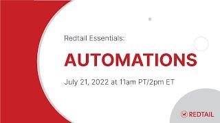 Redtail Essentials: Automations