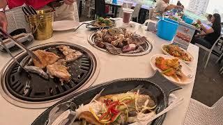 No 1 seafood buffet in Thailand , Kodtalay, Bangkok, all you can eat for just $20 USD  GX010856