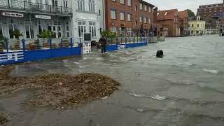 Hochwasser Kappeln 20.10.2023 mittags Teil 2