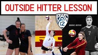 Outside Hitting With USC All-American Brooke Botkin | Victoria Garrick Tutorial