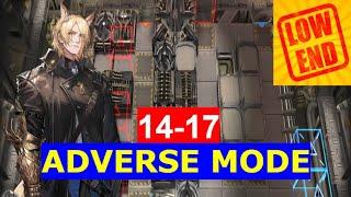 【Arknights】14-17 ADVERSE MODE | LOW END SQUAD LOW RARITY GUIDE MLYNAR S3M3